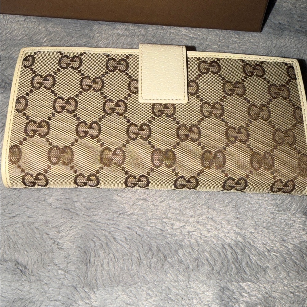 Brand New unused Gucci GG Supreme canvas continental flap wallet box n dust bag. - Picture 3 of 11